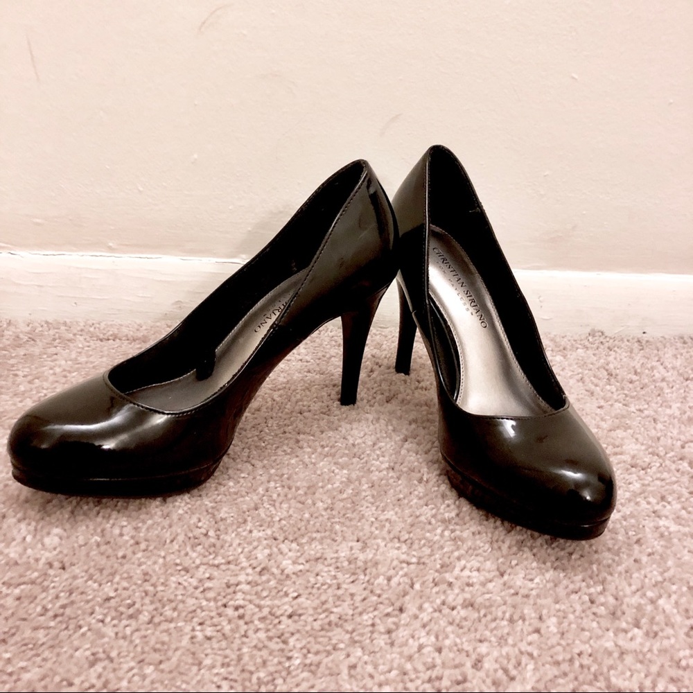 Christian Siriano black heels